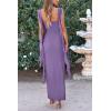 imagePRETTYGARDEN Womens 2026 Summer Wedding Guest Dress Sleeveless Ruffle Formal Cocktail Party Maxi Bodycon DressesDusty Violet