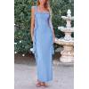 imagePRETTYGARDEN Womens 2026 Summer Wedding Guest Dress Sleeveless Ruffle Formal Cocktail Party Maxi Bodycon DressesLight Blue