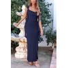 imagePRETTYGARDEN Womens 2026 Summer Wedding Guest Dress Sleeveless Ruffle Formal Cocktail Party Maxi Bodycon DressesNavy