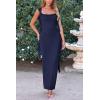imagePRETTYGARDEN Womens 2026 Summer Wedding Guest Dress Sleeveless Ruffle Formal Cocktail Party Maxi Bodycon DressesNavy