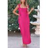 imagePRETTYGARDEN Womens 2026 Summer Wedding Guest Dress Sleeveless Ruffle Formal Cocktail Party Maxi Bodycon DressesRose Red