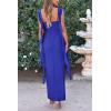 imagePRETTYGARDEN Womens 2026 Summer Wedding Guest Dress Sleeveless Ruffle Formal Cocktail Party Maxi Bodycon DressesRoyal Blue