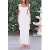 imagePRETTYGARDEN Womens 2026 Summer Wedding Guest Dress Sleeveless Ruffle Formal Cocktail Party Maxi Bodycon DressesWhite
