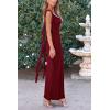 imagePRETTYGARDEN Womens 2026 Summer Wedding Guest Dress Sleeveless Ruffle Formal Cocktail Party Maxi Bodycon DressesWine Red