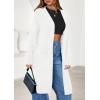 imagePRETTYGARDEN Womens Long Oversized Cardigans 2026 Fall Trendy Long Sleeve Open Front Chunky Sweater Knit Winter ClothingWhite