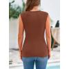 imagePRETTYGARDEN Womens Ribbed Tank Tops 2026 Summer Cap Sleeve Slim Fitted Knit Basic Casual Tee Shirts Trendy Fashion ClothesBrown