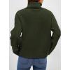 imagePRETTYGARDEN Womens Turtleneck Long Sleeve Sweater 2026 Fall Trendy Loose Fit Casual Tops Chunky Knit Pullover SweatersArmy Green