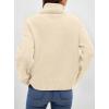 imagePRETTYGARDEN Womens Turtleneck Long Sleeve Sweater 2026 Fall Trendy Loose Fit Casual Tops Chunky Knit Pullover SweatersBeige