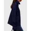 imagePRETTYGARDEN Womens Turtleneck Long Sleeve Sweater 2026 Fall Trendy Loose Fit Casual Tops Chunky Knit Pullover SweatersNavy Blue