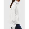 imagePRETTYGARDEN Womens Turtleneck Long Sleeve Sweater 2026 Fall Trendy Loose Fit Casual Tops Chunky Knit Pullover SweatersWhite