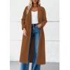 imagePRETTYGARDEN Womens Winter Coats 2026 Trendy Long Sleeve Notch Lapel Button Long Jackets Casual Oversized Vacation OutfitsCamel