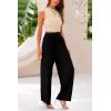 imagePRETTYGARDEN 2 Piece Sets for Women Summer Casual 2026 Spring Sleeveless Tank Ribbed Travel Vacation Lounge Wear OutfitsApricot Black