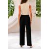 imagePRETTYGARDEN 2 Piece Sets for Women Summer Casual 2026 Spring Sleeveless Tank Ribbed Travel Vacation Lounge Wear OutfitsApricot Black