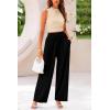 imagePRETTYGARDEN 2 Piece Sets for Women Summer Casual 2026 Spring Sleeveless Tank Ribbed Travel Vacation Lounge Wear OutfitsApricot Black