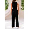 imagePRETTYGARDEN 2 Piece Sets for Women Summer Casual 2026 Spring Sleeveless Tank Ribbed Travel Vacation Lounge Wear OutfitsBlack