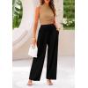 imagePRETTYGARDEN 2 Piece Sets for Women Summer Casual 2026 Spring Sleeveless Tank Ribbed Travel Vacation Lounge Wear OutfitsCamel Black