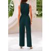 imagePRETTYGARDEN 2 Piece Sets for Women Summer Casual 2026 Spring Sleeveless Tank Ribbed Travel Vacation Lounge Wear OutfitsDark Green