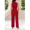 imagePRETTYGARDEN 2 Piece Sets for Women Summer Casual 2026 Spring Sleeveless Tank Ribbed Travel Vacation Lounge Wear OutfitsRed