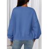 imagePRETTYGARDEN Cardigan Sweaters for Women Fall Fashion 2026 Bow Tie Front Long Sleeve Knit Sweater Tops Cute Winter ClothesBlue