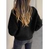 imagePRETTYGARDEN Cardigan Sweaters for Women Trendy Fall 2026 Long Sleeve Button Down Oversized Chunky Knit Sweater OuterwearBlack