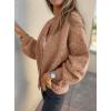 imagePRETTYGARDEN Cardigan Sweaters for Women Trendy Fall 2026 Long Sleeve Button Down Oversized Chunky Knit Sweater OuterwearCamel