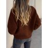 imagePRETTYGARDEN Cardigan Sweaters for Women Trendy Fall 2026 Long Sleeve Button Down Oversized Chunky Knit Sweater OuterwearCaramel