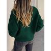 imagePRETTYGARDEN Cardigan Sweaters for Women Trendy Fall 2026 Long Sleeve Button Down Oversized Chunky Knit Sweater OuterwearDark Green