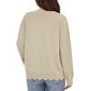 imagePRETTYGARDEN Cardigans for Women Lightweight Casual Long Sleeve Knitted Open Front Shrugs Sweaters 2026 Fall ClothesBeige