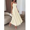 imagePRETTYGARDEN Cocktail Dresses for Women 2026 Spring Elegant Ruffle A Line Long Flowy Summer Formal Wedding Guest Maxi DressBeige