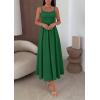imagePRETTYGARDEN Cocktail Dresses for Women 2026 Spring Elegant Ruffle A Line Long Flowy Summer Formal Wedding Guest Maxi DressGreen