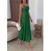 imagePRETTYGARDEN Cocktail Dresses for Women 2026 Spring Elegant Ruffle A Line Long Flowy Summer Formal Wedding Guest Maxi DressGreen