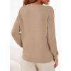 imagePRETTYGARDEN Lightweight Cardigans for Women Trendy Cozy Fall Fashion Long Sleeve Button V Neck Soft Knit Spring Sweater TopsKhaki