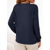 imagePRETTYGARDEN Lightweight Cardigans for Women Trendy Cozy Fall Fashion Long Sleeve Button V Neck Soft Knit Spring Sweater TopsNavy Blue
