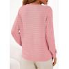 imagePRETTYGARDEN Lightweight Cardigans for Women Trendy Cozy Fall Fashion Long Sleeve Button V Neck Soft Knit Spring Sweater TopsPink