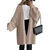 imagePRETTYGARDEN Long Cardigan Sweaters for Women Trendy Fall 2026 Oversized Knit Sweater Jacket Coats Winter Fashion ClothingCamel
