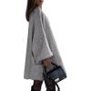 imagePRETTYGARDEN Long Cardigan Sweaters for Women Trendy Fall 2026 Oversized Knit Sweater Jacket Coats Winter Fashion ClothingDark Grey