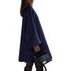 imagePRETTYGARDEN Long Cardigan Sweaters for Women Trendy Fall 2026 Oversized Knit Sweater Jacket Coats Winter Fashion ClothingDark Royal Blue