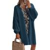 imagePRETTYGARDEN Long Cardigan Sweaters for Women Trendy Fall 2026 Oversized Knit Sweater Jacket Coats Winter Fashion ClothingHaze Blue