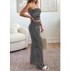 imagePRETTYGARDEN Two Piece Striped Sets for Women Summer Travel Outfits 2026 Spring Y2K Going Out Vacation Clothes LoungewearBlack White