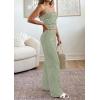 imagePRETTYGARDEN Two Piece Striped Sets for Women Summer Travel Outfits 2026 Spring Y2K Going Out Vacation Clothes LoungewearGreen White