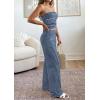 imagePRETTYGARDEN Two Piece Striped Sets for Women Summer Travel Outfits 2026 Spring Y2K Going Out Vacation Clothes LoungewearNavy Blue White