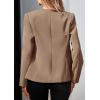 imagePRETTYGARDEN Womens 2026 Fall Blazers Button Down Fitted Lightweight Dressy Work Suit Jackets Trendy Business Casual OutfitsKhaki