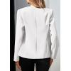 imagePRETTYGARDEN Womens 2026 Fall Blazers Button Down Fitted Lightweight Dressy Work Suit Jackets Trendy Business Casual OutfitsWhite