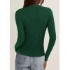 imagePRETTYGARDEN Womens 2026 Fall Cardigan Sweaters Lightweight Long Sleeve Button up Ribbed Knit Tops Winter Fashion ClothesDark Green