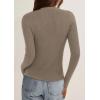 imagePRETTYGARDEN Womens 2026 Fall Cardigan Sweaters Lightweight Long Sleeve Button up Ribbed Knit Tops Winter Fashion ClothesTaupe