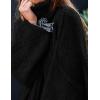 imagePRETTYGARDEN Womens 2026 Fall Turtleneck Oversized Sweaters Long Sleeve Chunky Knit Pullover Tops Winter Fashion ClothesBlack