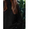 imagePRETTYGARDEN Womens 2026 Fall Turtleneck Oversized Sweaters Long Sleeve Chunky Knit Pullover Tops Winter Fashion ClothesBlack