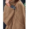 imagePRETTYGARDEN Womens 2026 Fall Turtleneck Oversized Sweaters Long Sleeve Chunky Knit Pullover Tops Winter Fashion ClothesCamel