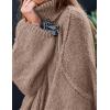 imagePRETTYGARDEN Womens 2026 Fall Turtleneck Oversized Sweaters Long Sleeve Chunky Knit Pullover Tops Winter Fashion ClothesKhaki