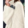 imagePRETTYGARDEN Womens 2026 Fall Turtleneck Oversized Sweaters Long Sleeve Chunky Knit Pullover Tops Winter Fashion ClothesWhite